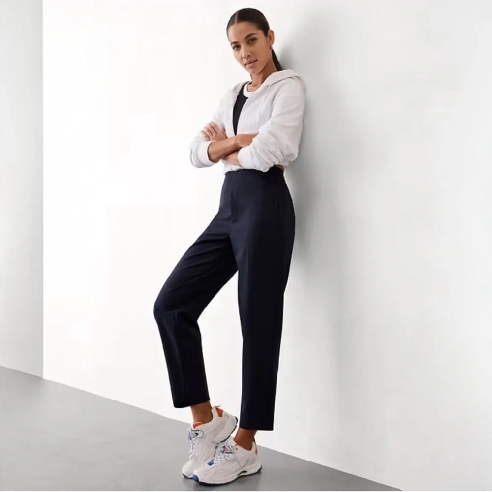 Athleta Endless High Rise Pant Navy Blue Women’s size 12 - Picture 3 of 8